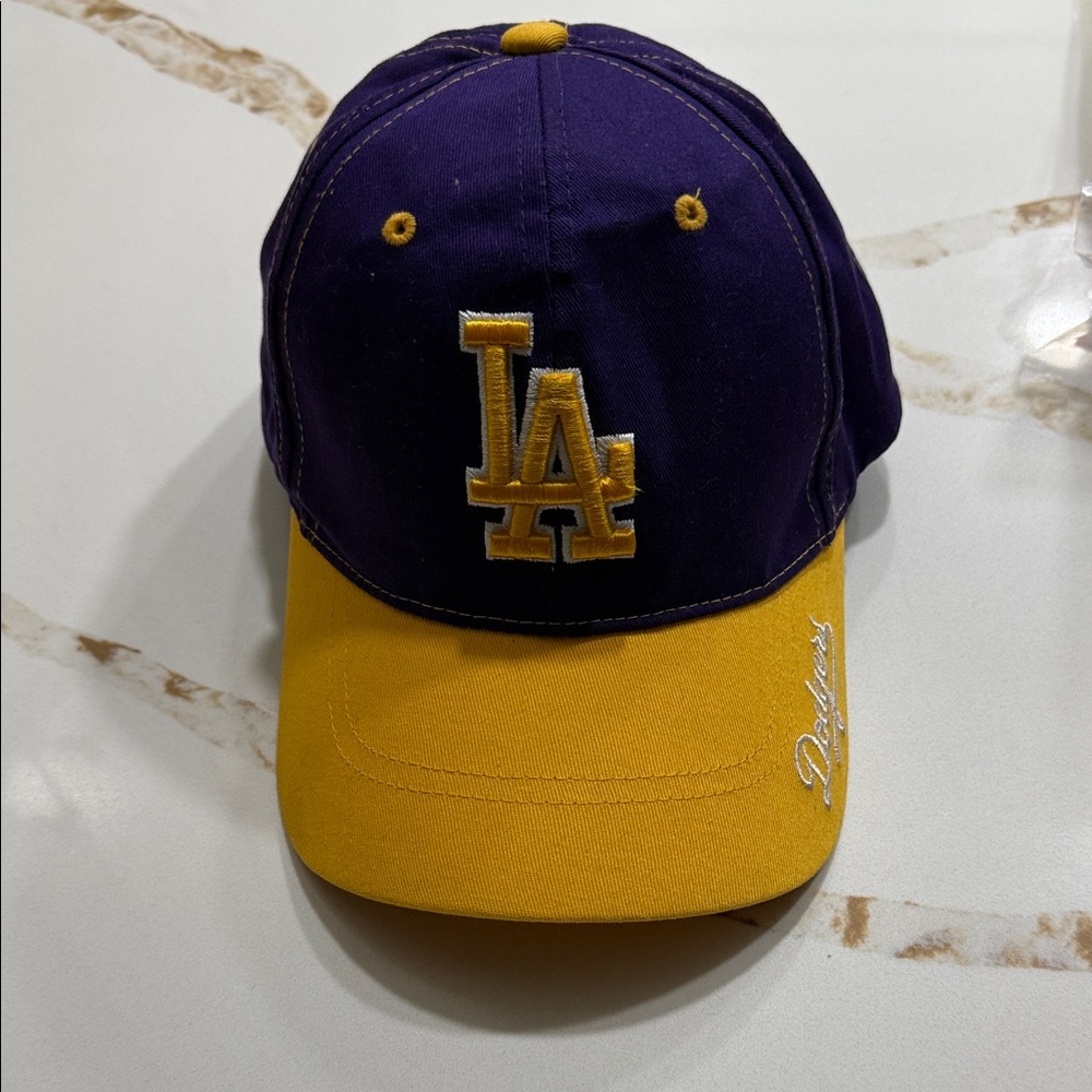 La Dodgers Purple and Yellow adult Cap